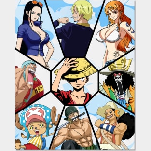 Straw Hat Pirates Posters and Art